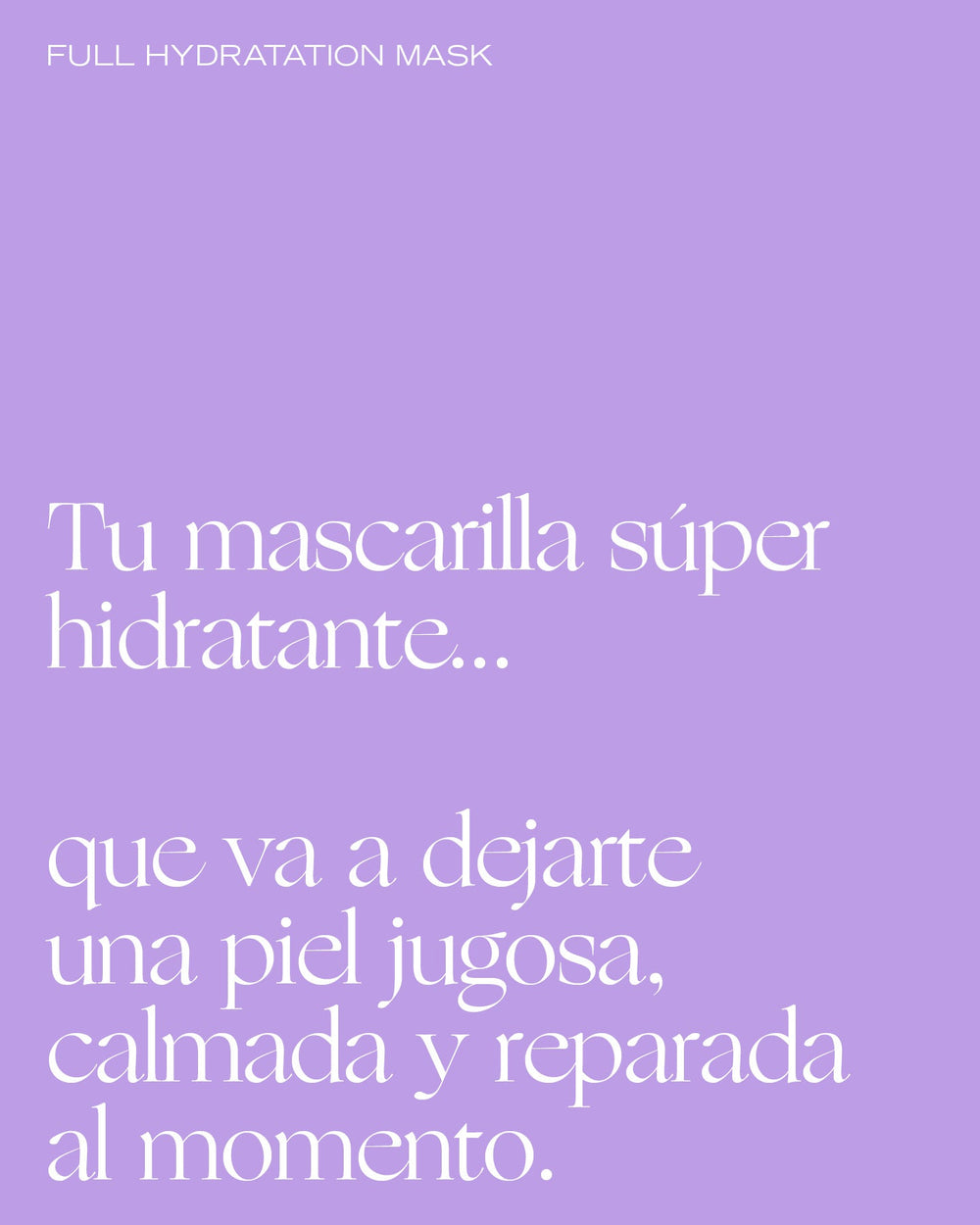 MASCARILLA HIDRATACIÓN